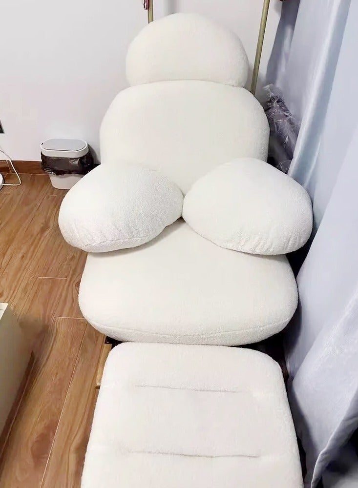 fashionhome Modern Upholstered Recliner High Back Ergonomic Rocking Chair with Footrest Patio Rocking Chair Couch Lounge Single Sofa Chair for Balcony Outdoor Chair with Armrests(Fully Assembled)  - Image 4
