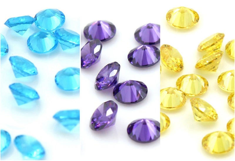 Beffy 96Pcs 5mm Crystal Birthstones for Floating Charms Living Memory Lockets DIY Pendant Necklace - Image 5