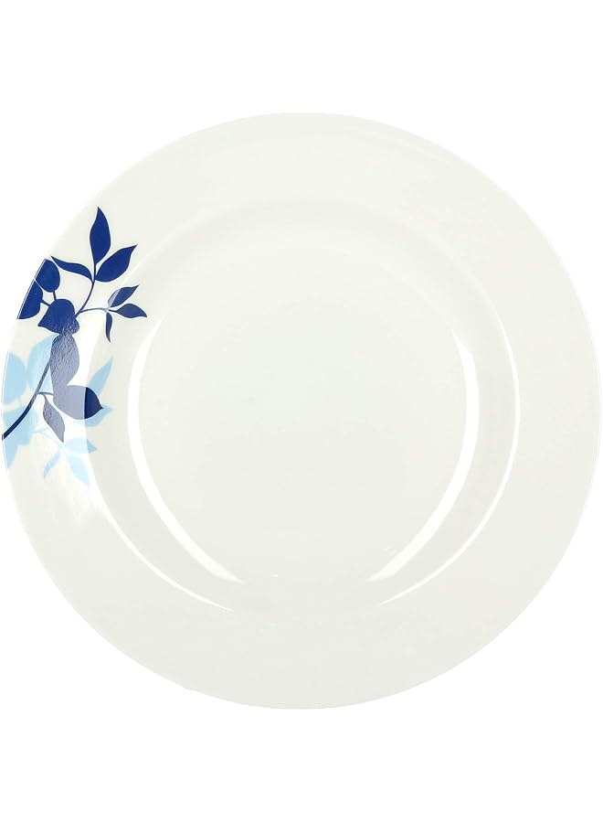 S-TOP 10 Round Deep Soup Plates Pasta Plates plate with playful Classic decoration Ideal for Soup, Deserts, Ice Cream & More, multi colour - Image 1