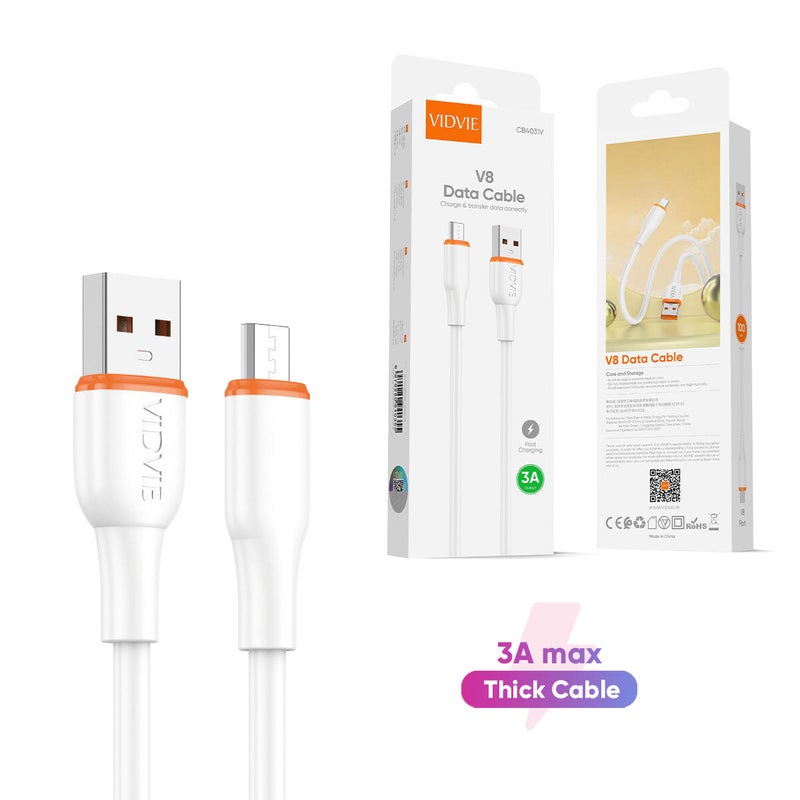 Vidvie CB4031v Micro Data Cable   Universal Data Transfer & Power - Image 4
