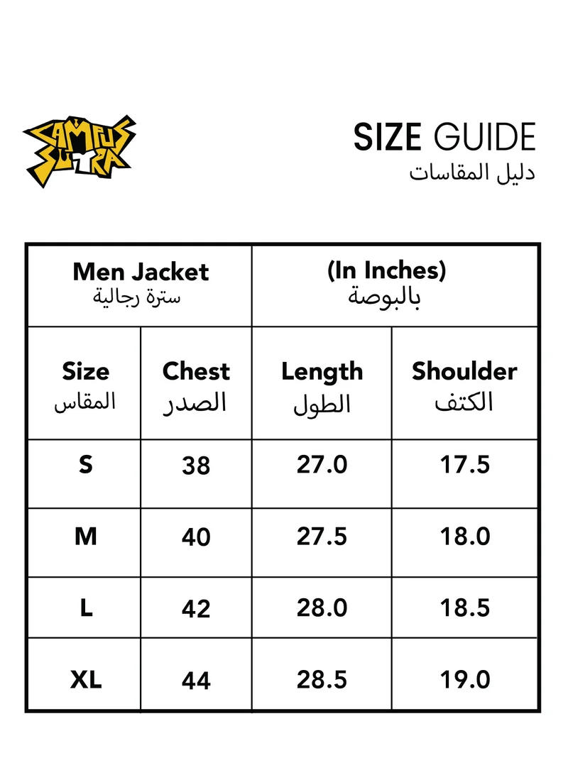 Campus Sutra Men's Multicolour Zip-Front Jacket With Insert Pocket