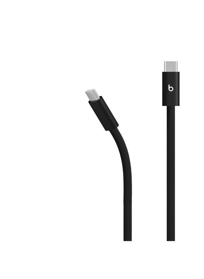Beats USB‑C to USB‑C Braided Cable (3 m / 10 ft) – Bolt Black 3meter black - Image 2