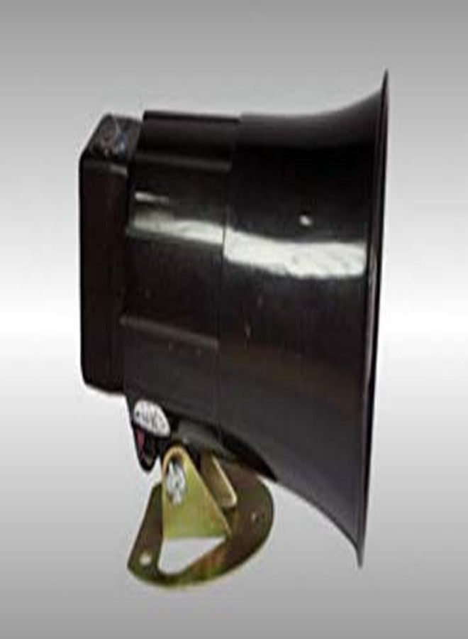 MME Single Phase Siren for Industries, School & College 200 Meter Range Black - Image 1
