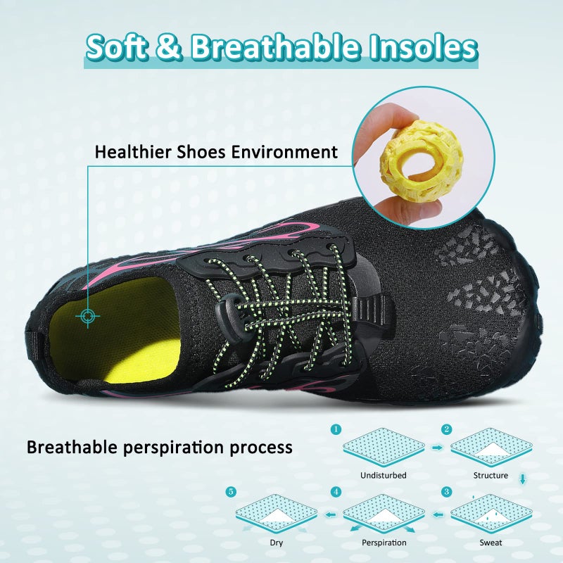 ziitop Water Shoes for Men Women Beach Barefoot Swim Rock Climbing Pool Shoes Socks, Anti-Slip Breathable Quick Dry Lightweight Slip-on, Outdoor Sport Hiking Walking Boating Fishing Diving Surfing - Image 5