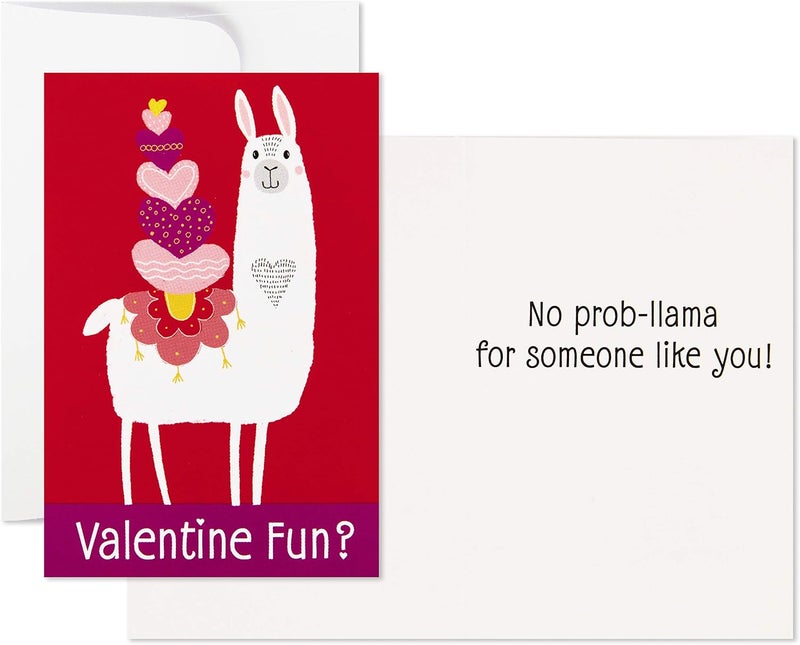 Hallmark Assorted Mini Valentine's Day Cards for Kids - 12 Cards with Envelopes (Unicorns, Bears, Llamas) - Image 5