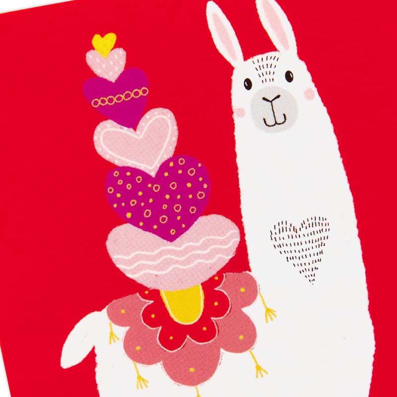 Hallmark Assorted Mini Valentine's Day Cards for Kids - 12 Cards with Envelopes (Unicorns, Bears, Llamas) - Image 2