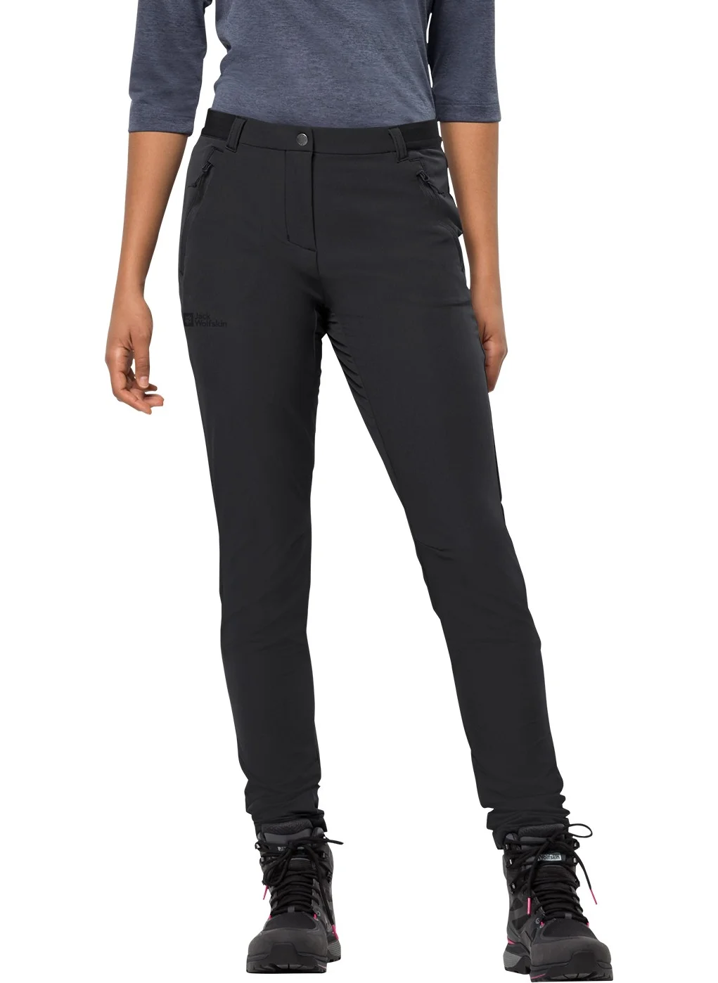 جاك ولفسكن Geigelstein Slim Women's Outdoor Trousers 1507741-6000
