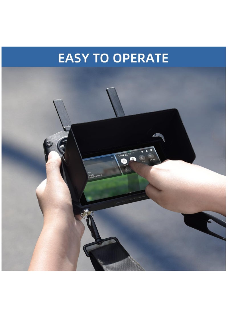 Sun Shade Hood for RC, for DJI RC Pro Remote Controls Sunshade Protective Cover Compatible with DJI Mini 3 Pro/Mavic 3 Pro/Air 2S Accessories - Image 4