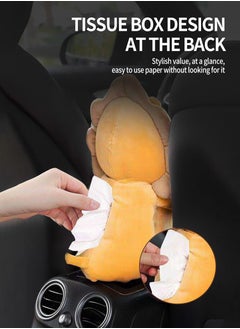 Beirui Car Tissue Box, 2 in 1 Cartoon Car Tissue Box, Creative Tissue Box, Tissue Box, Trash Can 2 in 1, Cute Little Lion Tissue Box, Storage Box  - Image 3