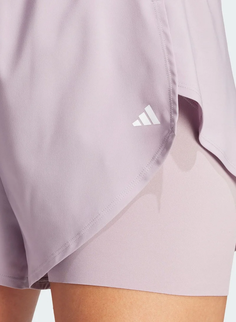 adidas شورت 2 في 1 مصمم للتدريب