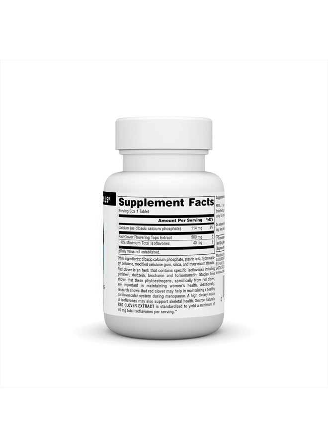 Source Naturals Red Clover Extract, 500 Mg Tablet, 30 Count - Image 2