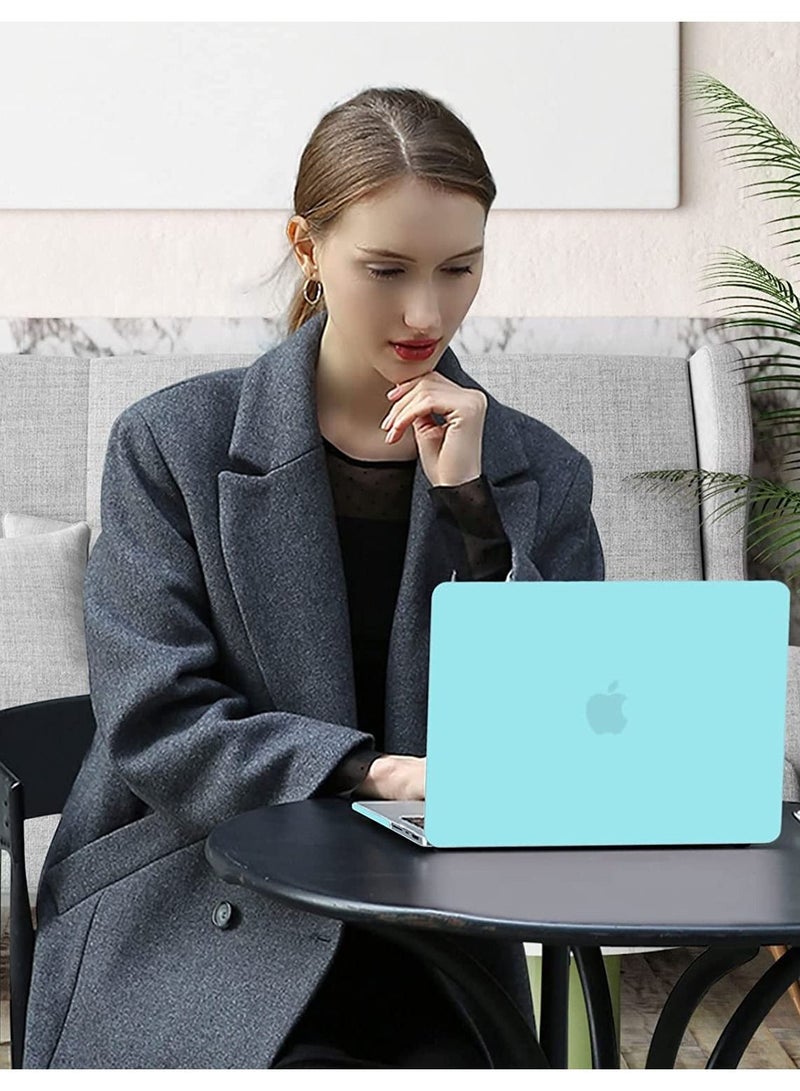 AMM Hard Shell Case with US Layout English Keypad Cover and Screen Protector Compatible for MacBook Pro 14-Inch 2021 2022 Release A2442 M1 Pro M1 Max with Liquid Retina XDR Display Touch ID Turquoise - Image 3