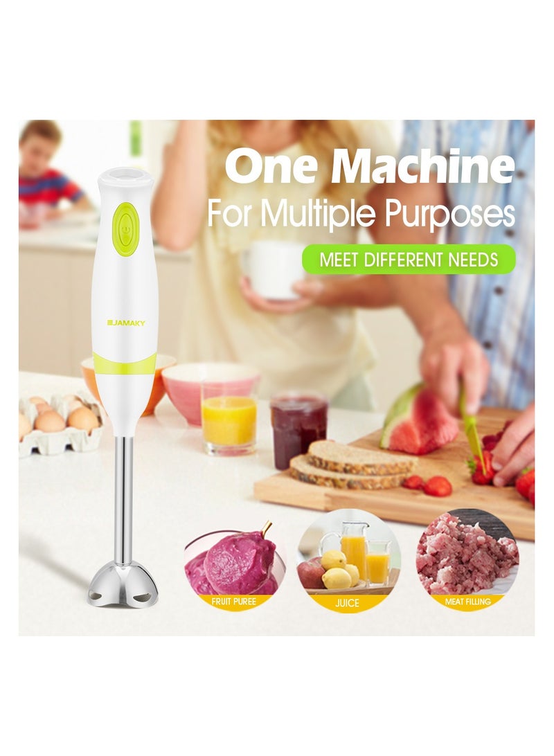 JAMAKY Hand Blender -500W Electric Hand Blender Portable Hand Blender - Stainless Steel - JMK3001 - Image 4