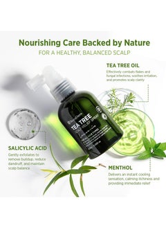 Roycederm RoyceDerm Tea Tree Scalp Relief Spray: Leave-In Scalp Care for Dry, Flaky, and Itchy Scalp - Tea Tree Oil Formula for Comfort, Hydration, and Balance - Conditioning Support for Women & Men  - Image 4