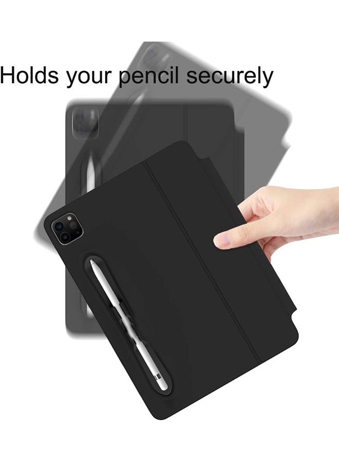 كوانتوم 3 قطع من أغطية أقلام الرصاص المصنوعة من السيليكون، حامل أقلام مغناطيسي من السيليكون، ملحقات تنظيم حامل الجهاز اللوحي المقاوم للسقوط لأقلام اللمس الخاصة بجهاز iPad (أسود) - Image 4