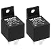 Weasch 2 Pack JD2914 Car Relay 24V 40A 5 Pin SPDT Automotive Switches and Starters Waterproof Relay for Boat Tractor Truck Motorcycle Plastic Backrest 2 - Image 2
