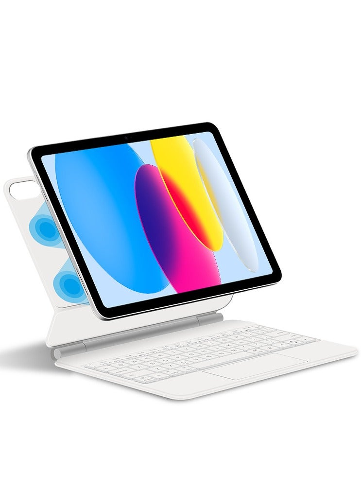 General Magic Smart Bluetooth Keyboard Case Compatible with iPad 10th Generation Case 10.9 Inch 2022 with Trackpad RGB Keyboard for iPad 10th Gen 10.9  - Image 1