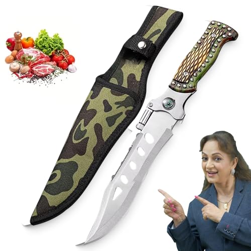 PANCA Professional Chef Knife | High-Carbon Stainless Steel Multipurpose Kitchen Knife for Cutting Vegetables, Fruits & Meat | Durable Sharp Blade with Ergonomic Handle - Image 1