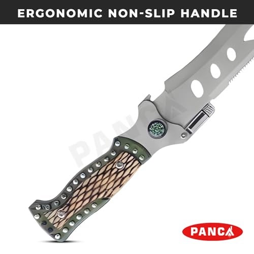 PANCA Professional Chef Knife | High-Carbon Stainless Steel Multipurpose Kitchen Knife for Cutting Vegetables, Fruits & Meat | Durable Sharp Blade with Ergonomic Handle - Image 3