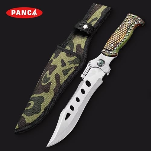 PANCA Professional Chef Knife | High-Carbon Stainless Steel Multipurpose Kitchen Knife for Cutting Vegetables, Fruits & Meat | Durable Sharp Blade with Ergonomic Handle - Image 4