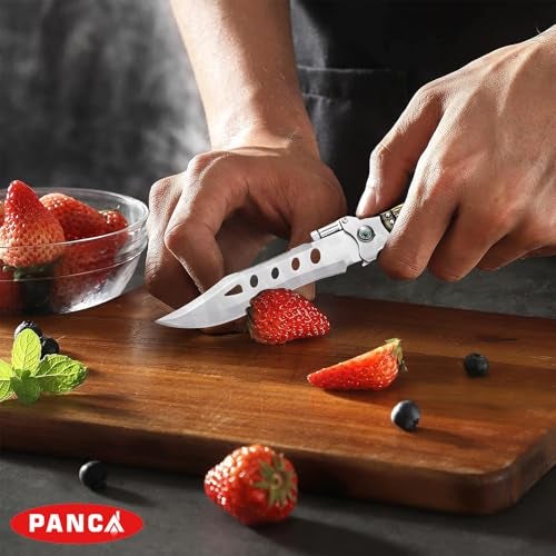 PANCA Professional Chef Knife | High-Carbon Stainless Steel Multipurpose Kitchen Knife for Cutting Vegetables, Fruits & Meat | Durable Sharp Blade with Ergonomic Handle - Image 2
