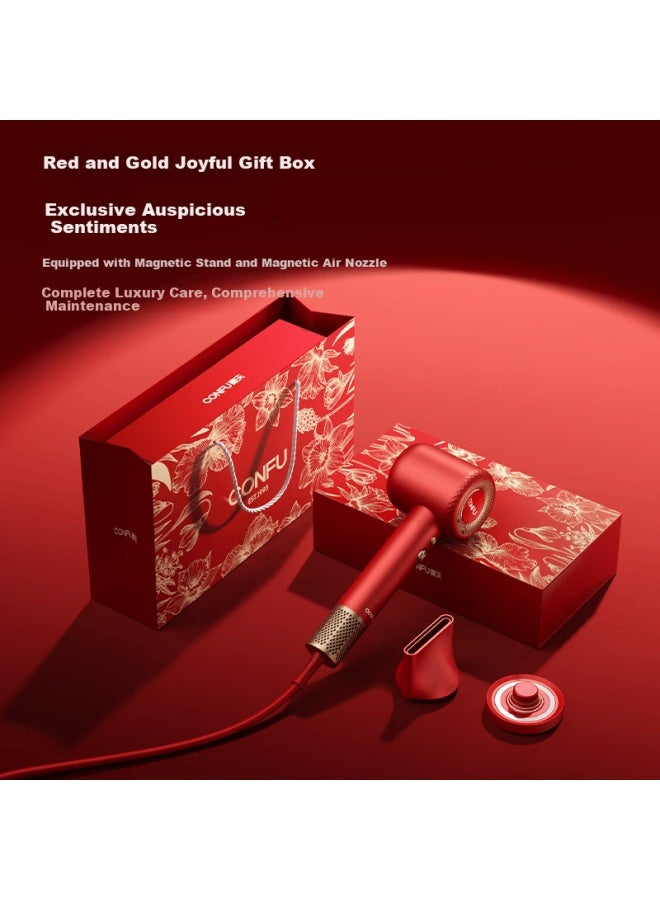 Confu High-speed Hair Dryer 5 Billion Plasma Home Use High Power Strong Wind F9proelite Wedding Gift Box - Image 1