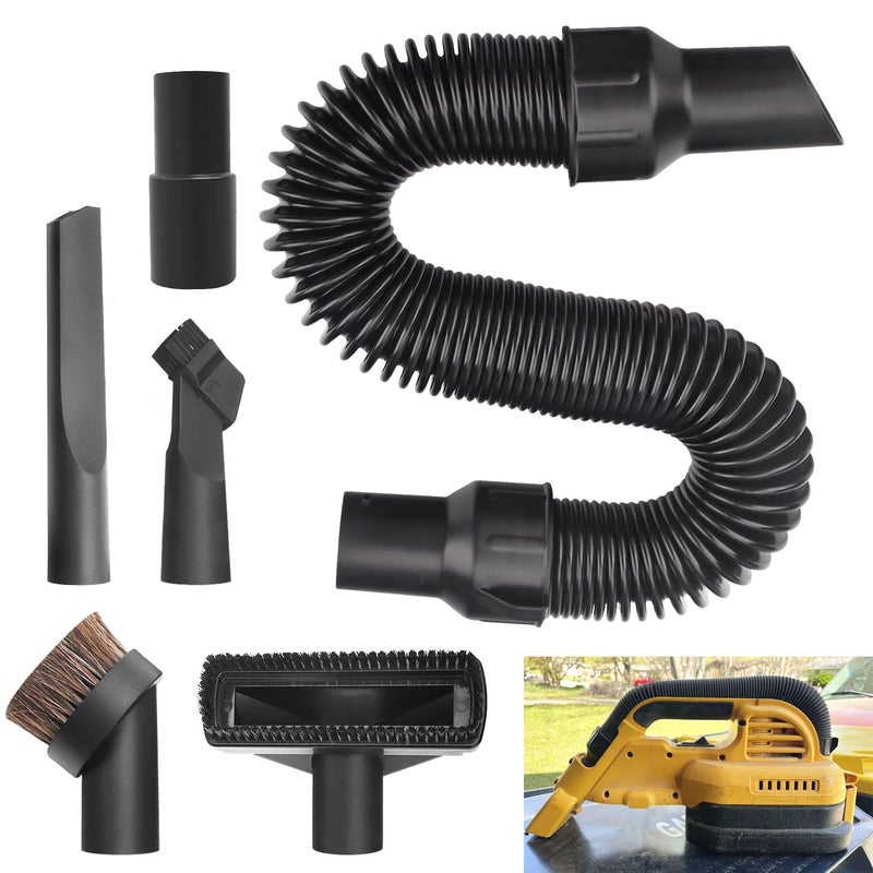 N445803 Vacuum Hose Assembly 1 Set Universal Vacuum Attachments Compatible With DeWalt DCV517B DCV517M1 DC515B DC515K DC515P Cordless Vacuums