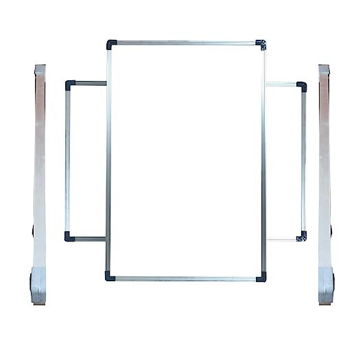 Roger & Moris Aluminium Framed Non Magnetic White Board with Marker, Wooden Duster for Home, School, College, Office (Size : 1.5 feet x 1 Foot) - Image 3