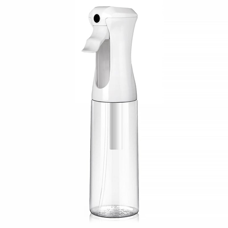 VIGOR PATH Continuous Spray Bottle for Hair â€“ Fine Mist Mister for Hairstyling, Cleaning, Plants, Pets, Barbers, Salons, and Essential Oil Applications (300ml/10 oz) Clear 2 Pack - Image 2