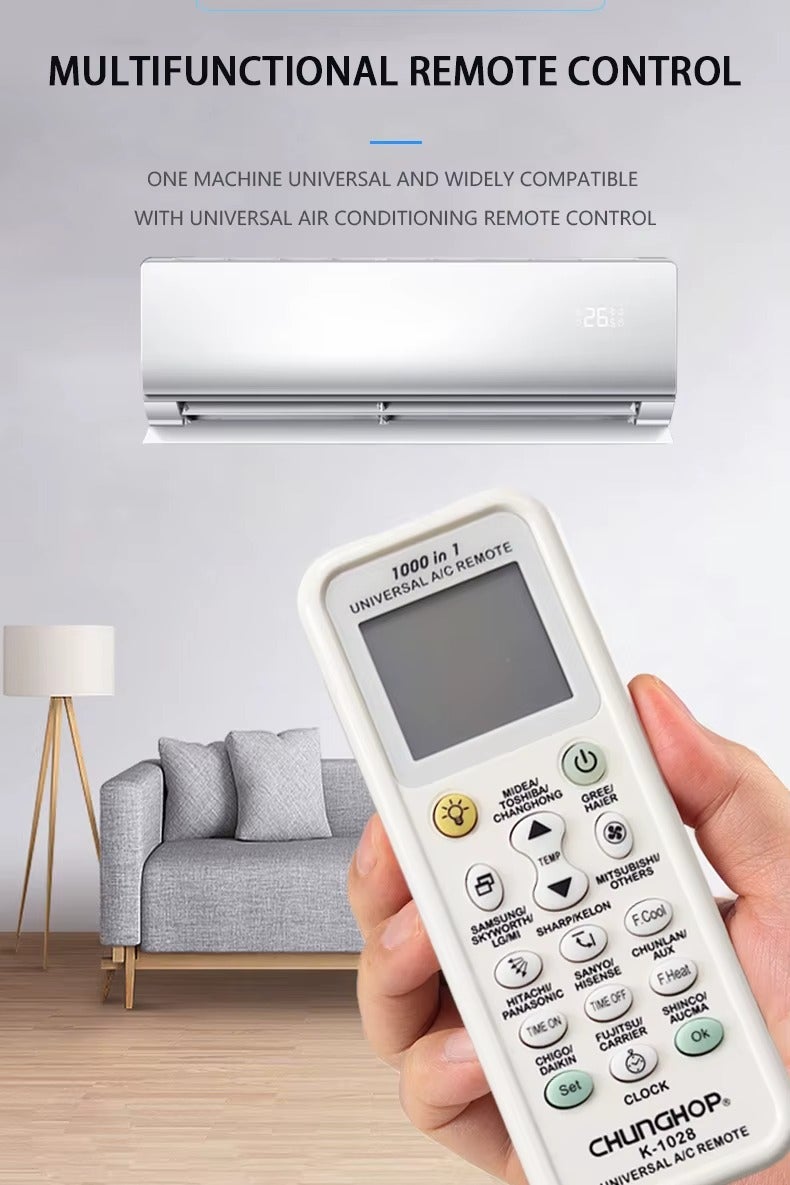 Chunghop Universal A/C Remote 1000 in 1 K-1028 - Image 1