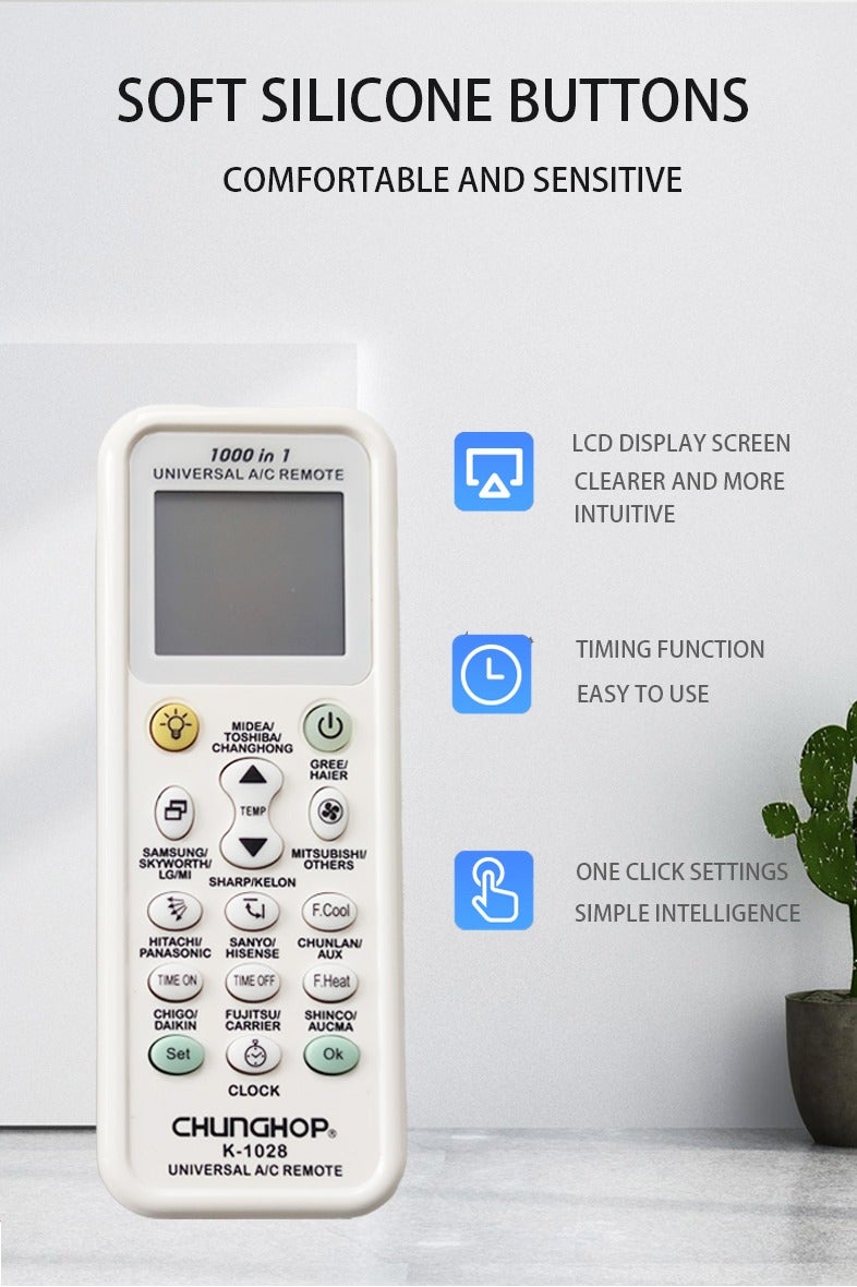 Chunghop Universal A/C Remote 1000 in 1 K-1028 - Image 3