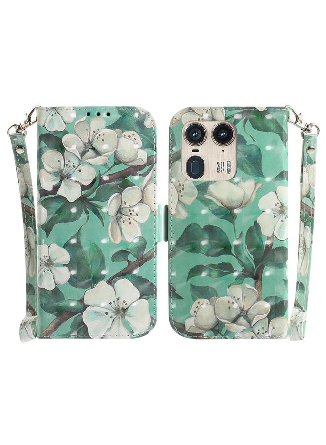 اس-توب جراب لهاتف موتورولا إيدج 50 ألترا، جراب جلدي ملون ثلاثي الأبعاد قابل للطي - Image 1