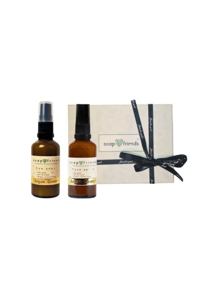 Soap&Friends 50 ml Anti-Wrinkle Face Serum & Eye Cream Gift Set by Soap&Friends, Set of 2  - Image 1