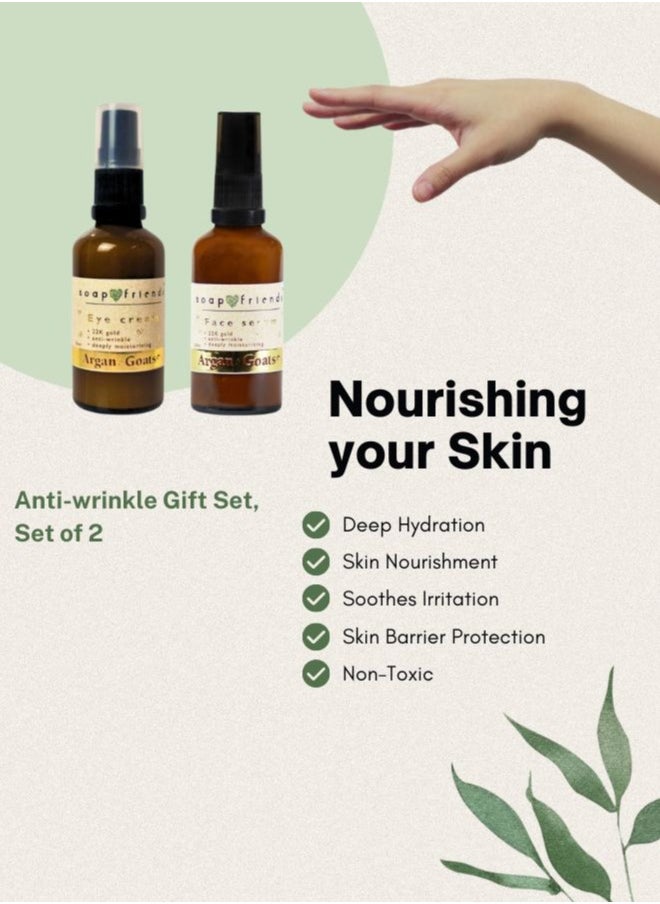 Soap&Friends 50 ml Anti-Wrinkle Face Serum & Eye Cream Gift Set by Soap&Friends, Set of 2  - Image 4