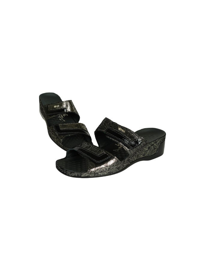 VITAL 148-1055 Vital Ladies Tina - Yamaha/Naplack Sandals 08062 Black - Image 3