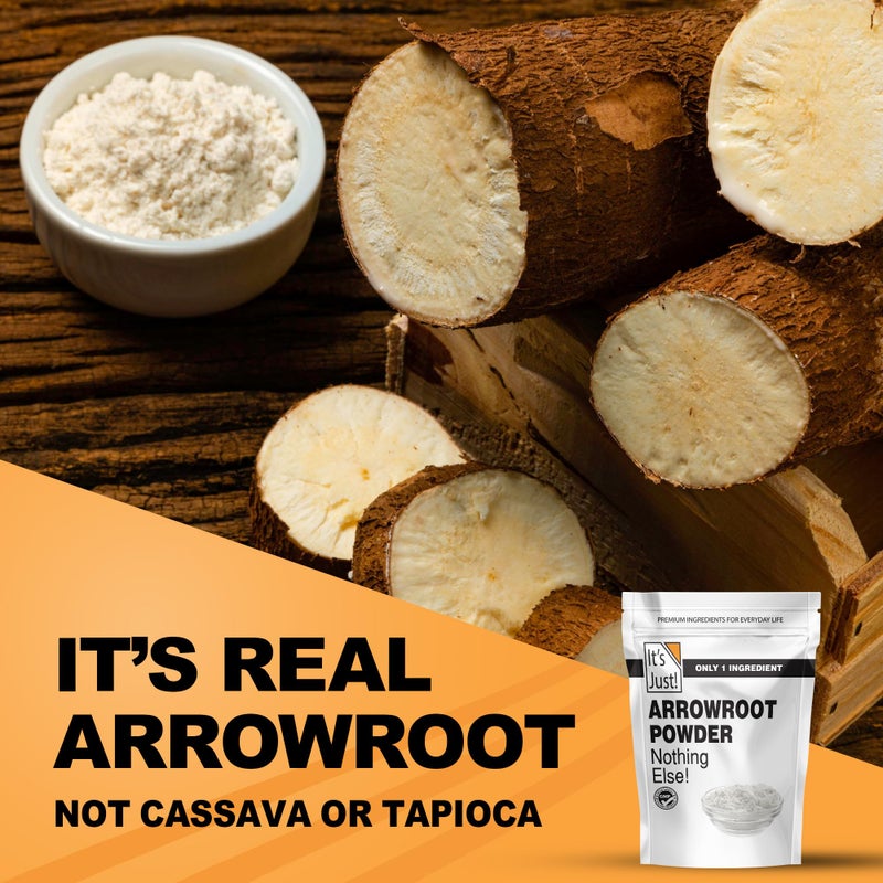 It's Just! It's Just - Arrowroot Powder, Natural Thickener, Gluten-Free, Dairy-Free, Non-GMO, Cornstarch Substitute - Image 3