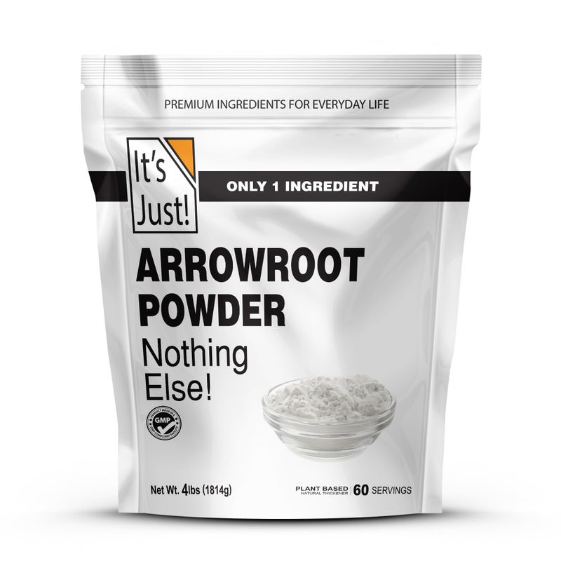 It's Just! It's Just - Arrowroot Powder, Natural Thickener, Gluten-Free, Dairy-Free, Non-GMO, Cornstarch Substitute - Image 1