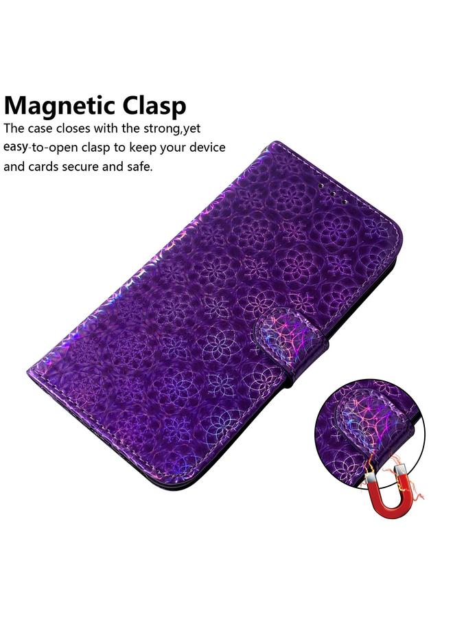S-TOP Case For Nokia C21 Colorful Magnetic Buckle Leather Phone Case - Image 4