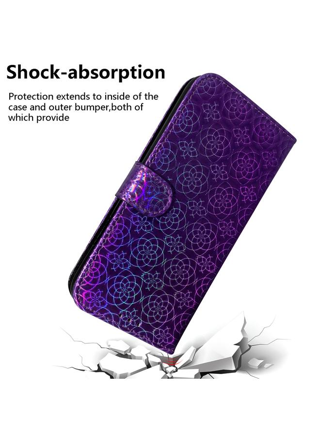 S-TOP Case For Nokia C21 Colorful Magnetic Buckle Leather Phone Case - Image 5