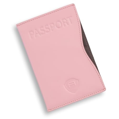 Alban RFID Passport Holder Women Men RFID Blocking Travel Passport Wallet Case Genuine Leather Passport Cover porta pasaporte - Image 1