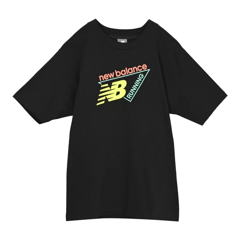 New Balance Black Classic Tri-Logo T-shirt for Men | Best Price UAE