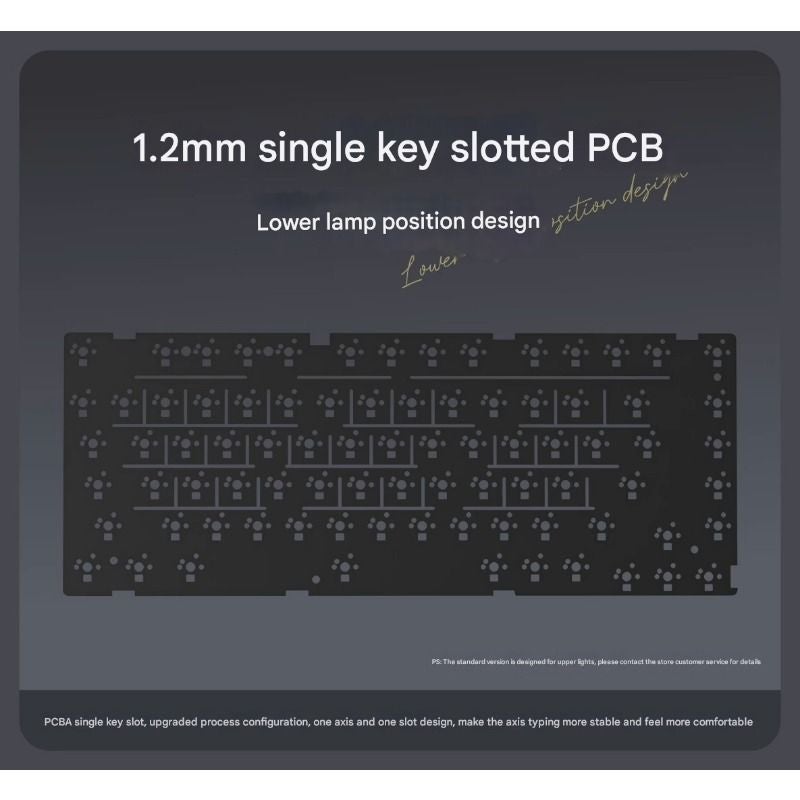 Eweadn X75 Pro Wireless Bluetooth Mechanical Keyboard, Side-Engraved Tri-Mode Game Office, Chitu Switch, Black - Image 4