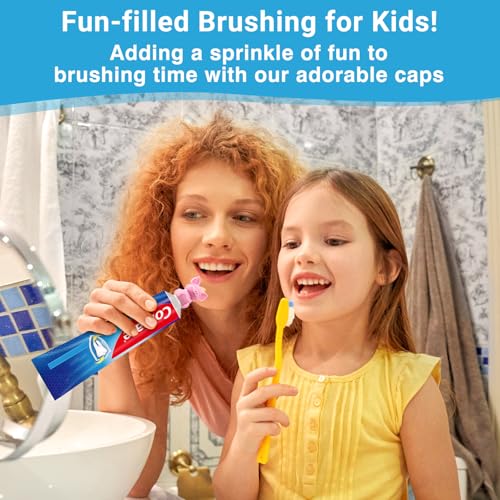Tilcare Self-Closing Toothpaste Caps by Tilcare - No Waste Cap Dispensers for Kids Bathroom - Mess-Free Toothpaste Lids - Easy to Use, Food Grade Silicone and BPA-Free Toppers - Image 2