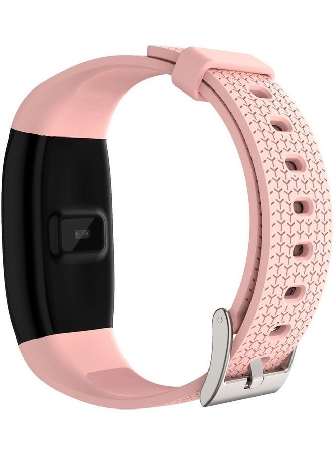 NIBEMINENT IP67 Sports Pedometer Fitness Tracker Wristband Pink - Image 2