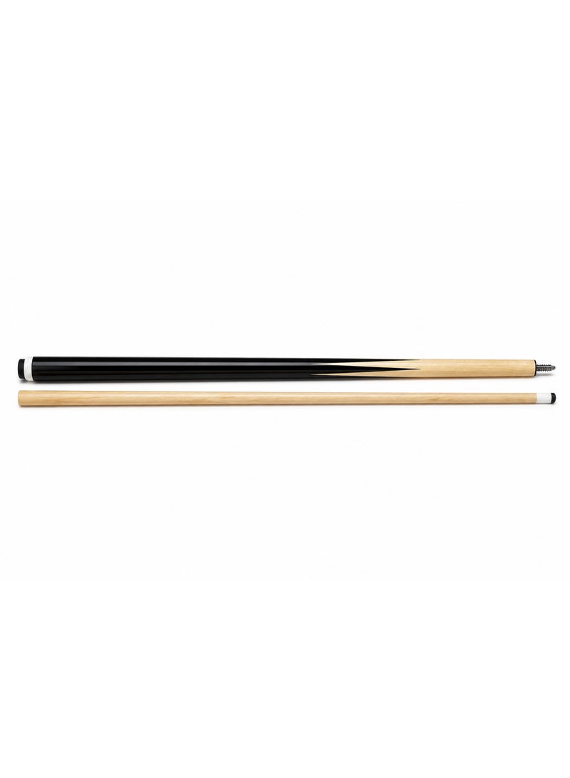 25769-2 Professional Billiard Cue Stick 145CM Wooden Pool Cue With Premium Tip Black Wood Design - Image 1