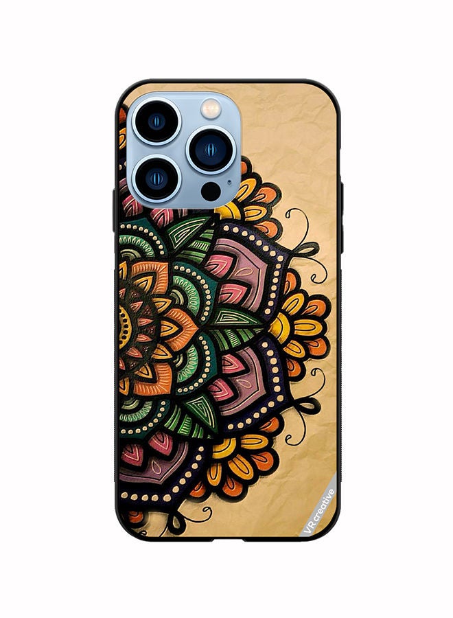 VR CREATIVE Protective Case Cover For Apple iPhone 14 Pro Max Mandala Design Multicolour - Image 1