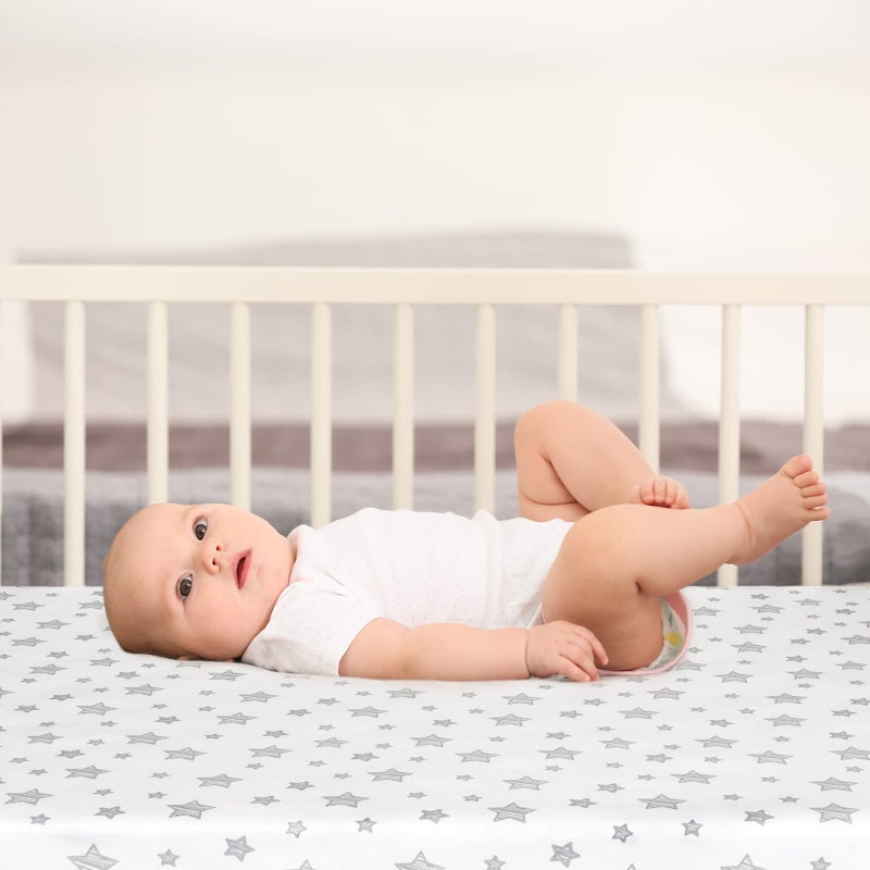 Moonsea Halo Bassinet Swivel Sleeper Sheet, Waterproof 2 Pack, Universal Fit for Rectangle, Oval, Hourglass Bassinet Mattress - Image 4