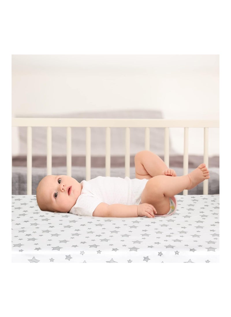 Moonsea 2 Pack Flexible For Different Cradle And Bassinet Mattress Soft Breathable Universal Sheet For Rectangl  - Image 4