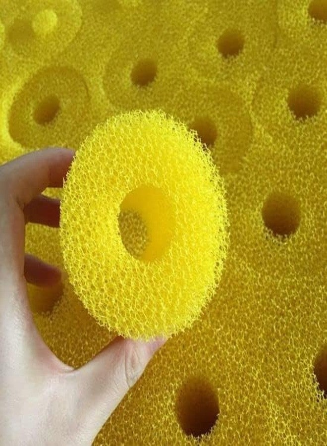 VAYINATO® Aquarium Filter Spare Yellow Sponge Filter Pad (7 * 6 * 7 cm) (Pack of 10) by Petzlifeworld - Image 3