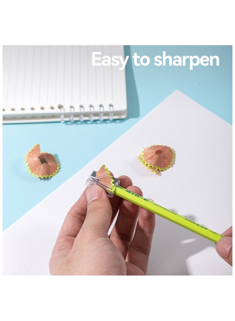 ديليEC060 قلم رصاص جرافيت HB، 3 قطع في علبة، نواة سوداء فائقة – مثالي للكتابة والرسم التخطيطي - Image 4